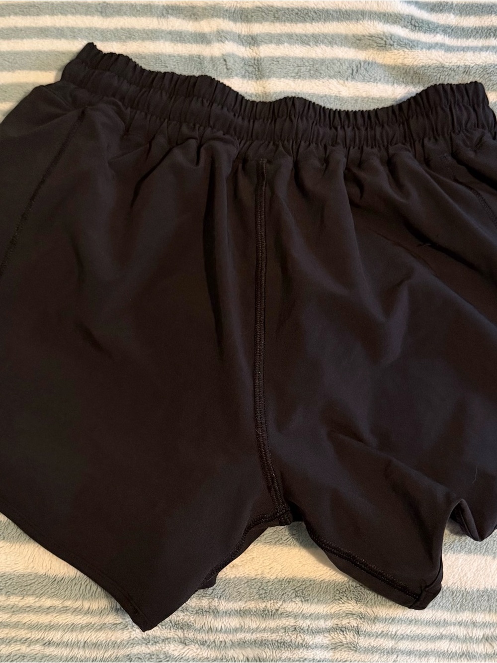 lululemon athletica Black Women's Athletic Shorts with Elastic Waist
